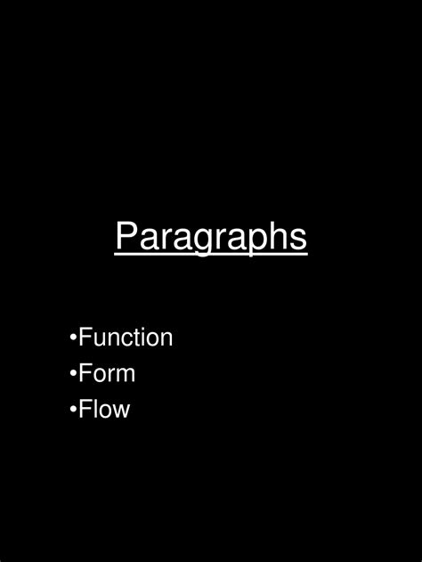 Ppt Paragraphs Powerpoint Presentation Free Download Id8743183