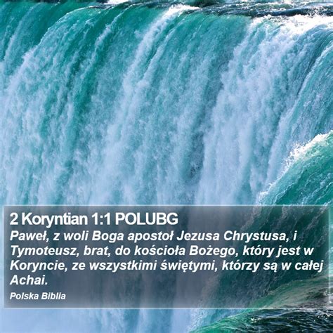 Koryntian Polubg Pawe Z Woli Boga Aposto Jezusa Chrystusa I