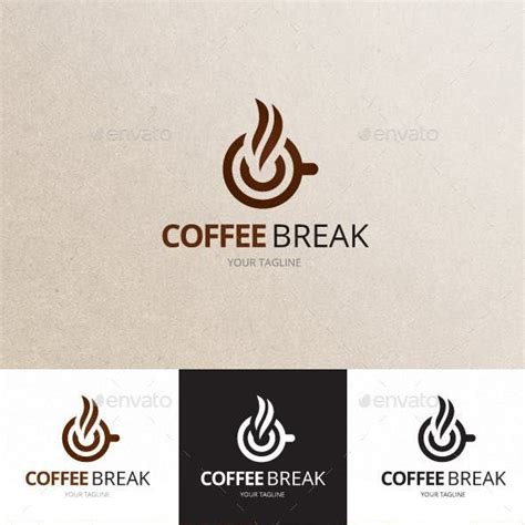 Coffee Break Logo | Coffee shop logo design, Logo design coffee, Coffee ...