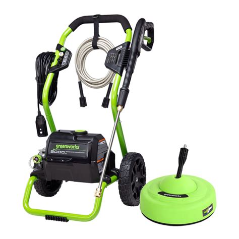 GREENWORKS GPW2000-1RG QUICK START MANUAL Pdf Download | ManualsLib