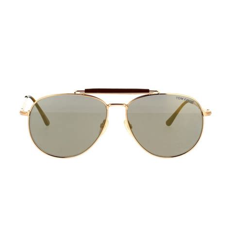 Buy Tom Ford Sunglasses Gold At 28 Off Editorialist