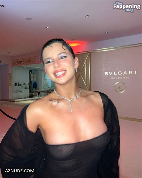 Nathy Peluso Sexy Flashes Her Hot Tits At The Bvlgari Serpenti 75 Years