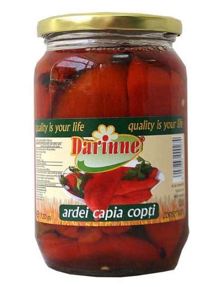 Ardei Kapia Capia Copti In Otet Darinne Naturavit Bo 530g