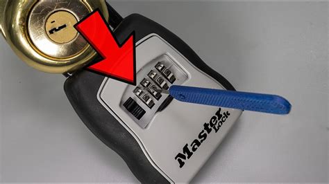 How To Find The Combination To A Master Lock Key Box Fast YouTube