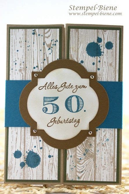 Handmade Birthday Card Money Gift Card 50th Birth Handmade Birthday