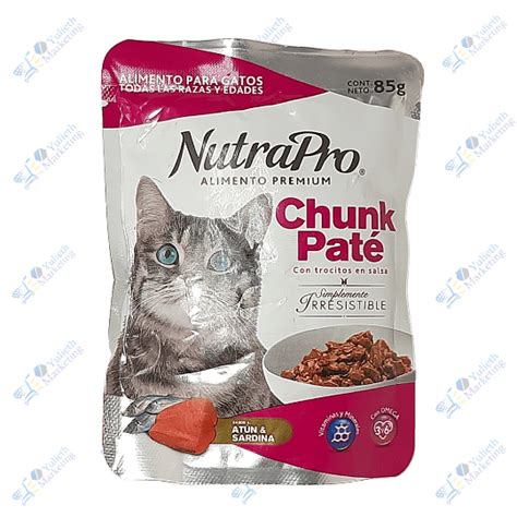 Nutrapro Comida para Gato Pate Atún y Sardina 85 g