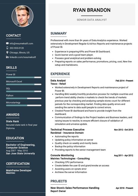 Senior Data Analyst Resume Sample In 2025 ResumeKraft