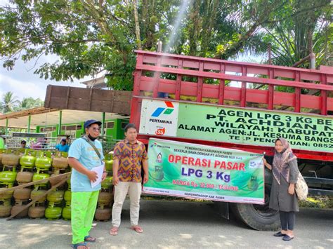 Akhiri Ramadan Disperindagkop Gelar Operasi Pasar 5 600 LPG Dan 9 Ton