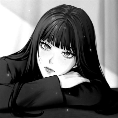 Notstm Anime Monochrome Anime Art Beautiful Profile Picture