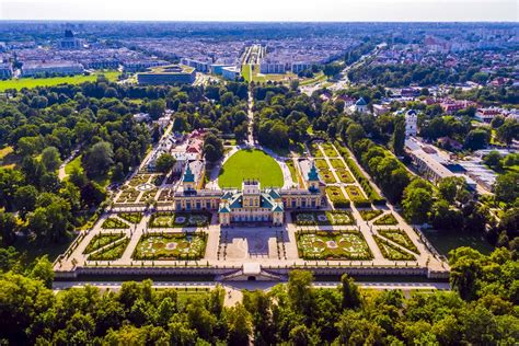 Warszawa Pałac w Wilanowie z lotu ptaka II POLAND ON AIR