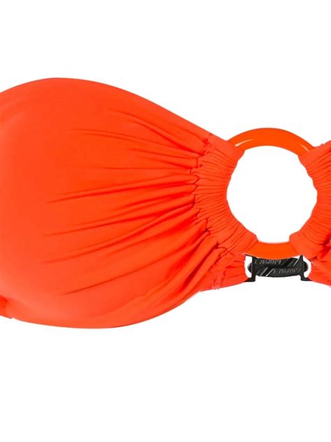 Clube Bossa Christen Strapless Bikini Top Orange FARFETCH