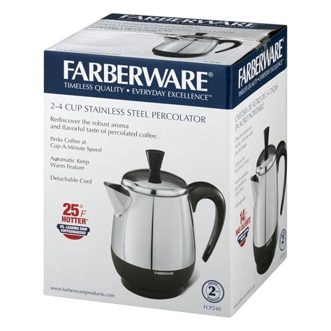 The Farberware 2 4 Cup Percolator Stainless Steel Fcp 240 Review