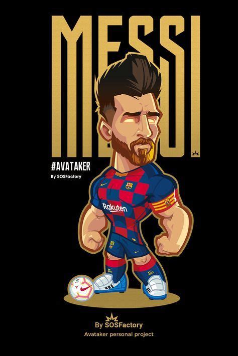 Pin de אמיר דגן en יאללה ברסה Messi Dibujos de futbol Jugadores de