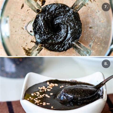 10 Minute Homemade Black Sesame Paste Healthy World Cuisine