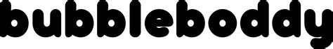 Bubbleboddy Fat Font