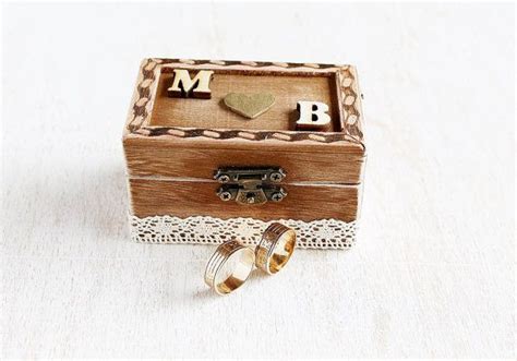 Custom Ring Box Personalized Wedding Box Rustic Ring Bearer Ring Bearer Box Wedding Ring Box