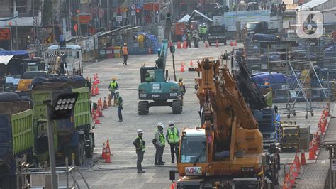 Progres 27 Persen MRT Jakarta Bundaran HI Kota Mulai Operasi 2027