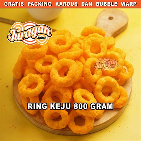 Jual Ring Keju Gram Snack Kiloan Makanan Ringan Jajanan Cemilan