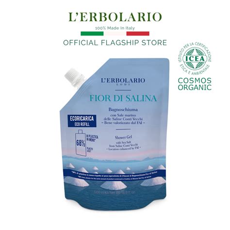 L Erbolario Fior Di Salina Shower Gel Eco Refill Ml Shopee Malaysia