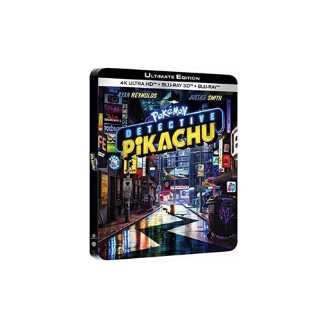 Blu Ray Pok Mon D Tective Pikachu K Ultra Hd Bo Tier Steelbook