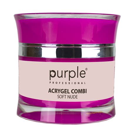 ACRYGEL COMBI SOFT NUDE GR P PURPLE Matique Cosméticos