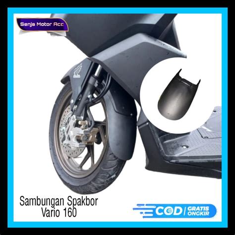 Mudflap Sambungan Spakbor Depan Honda Vario 160 Bahan Fiber Anti Pecah