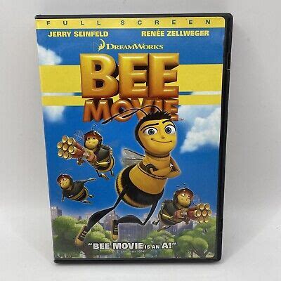 Dreamworks Bee Movie Dvd Full Screen Jerry Seinfeld Renee