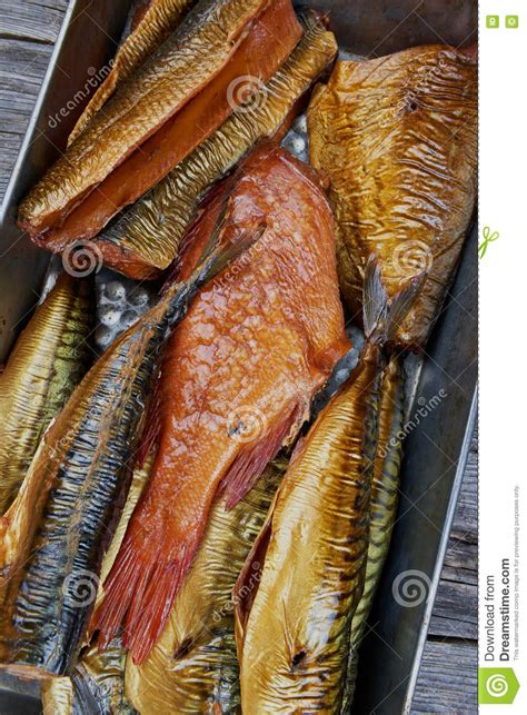 Set Of Smoked Fish Stock Image Image Of Choicy Golden 80373761