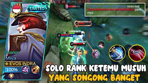 Solo Rank Malah Ketemu Paquito Yang Songong Build Top 1 Global Miya