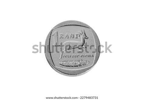 South Africa One Rand Coin Isolated Stock Photo 2279483731 Shutterstock