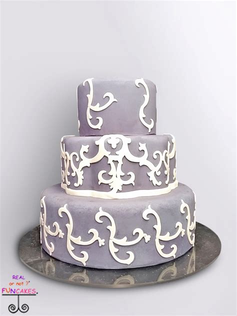 Purple Swirls • FunCakes Rental Cakes