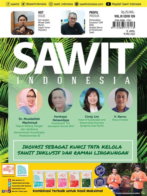 Majalah Sawit Indonesia Edisi Kantor Berita Sawit