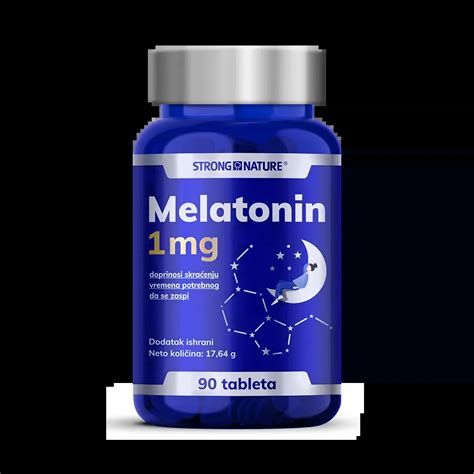 Tablete Za Spavanje Melatonin 1mg Strong Nature