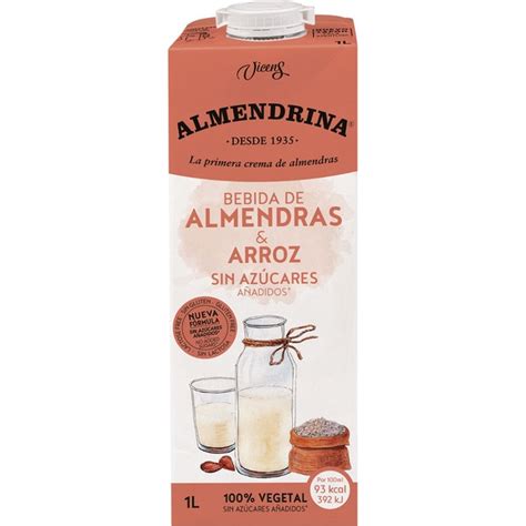 Bebida De Almendras Y Arroz Sin Az Cares A Adidos Vegetal Sin