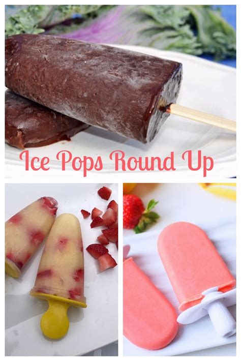 Love making healthy Ice Pops at home? Check out my ice pops round up ...