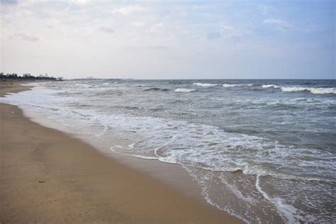 Kovalam Beach In East Coast Road Chennai Stock Image Image Of Rock