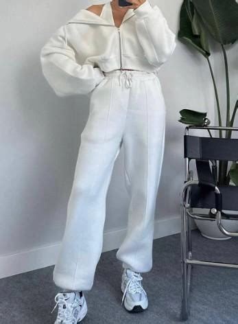 Женский спортивный костюм на флисе 48-52 Белый от продавца: Plast Style ...