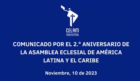 Comunicado por el 2 º aniversario de la Asamblea Eclesial de América