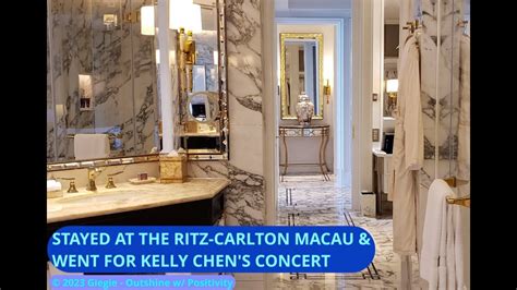 Stayed At The Ritz Carlton Macau Watched Kelly Chen S Season