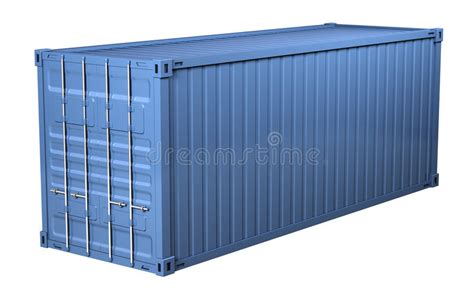 De Container Van De Lading Stock Illustratie Illustration Of