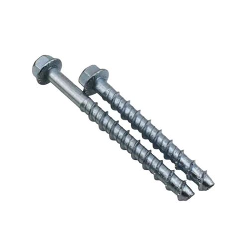 Hex Flange Head Masonry Screw Bolts Concrete Screw Anchor Masonry