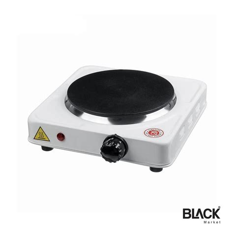 Hot Plate Electric Cooking Portable Iron Steel Burner Cooktop Stove W Black Market