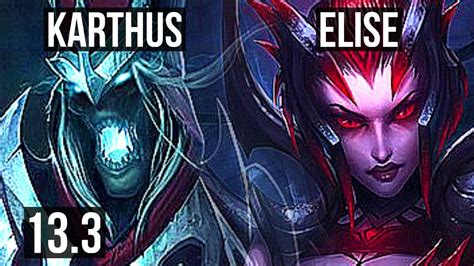 KARTHUS Vs ELISE JNG 5 5M Mastery 2100 Games Legendary 13 5 12