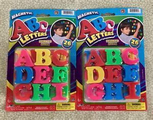 Magnetic ABC Alphabet Letters Learning Kids Refrigerator Fridge Magnets ...