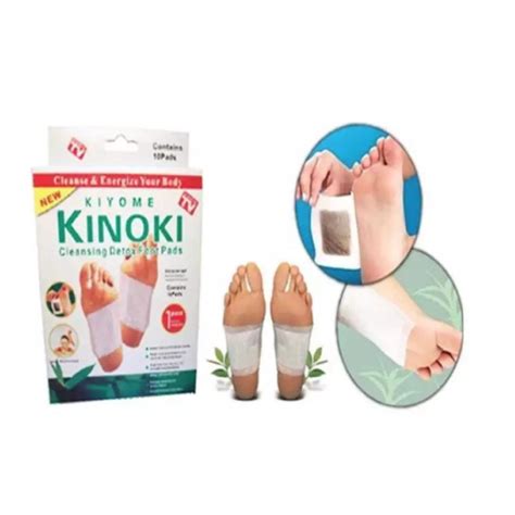 Kinoki Detox Foot Pads Organic Herbal Cleansing Patches 10 Pads Per