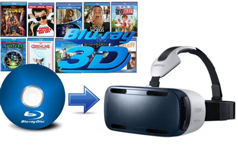 Play 3D Blu-ray Movies on Samsung Gear VR with 3D Effect