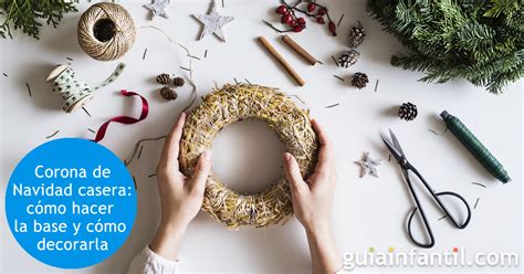 C Mo Hacer Una Sencilla Corona De Navidad Para La Puerta Adornos Diy