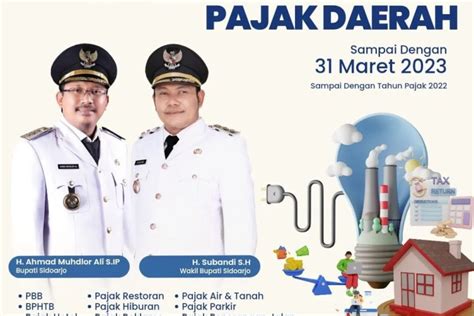 Pemkab Sidoarjo Bebaskan Denda Sembilan Jenis Pajak Daerah Antara