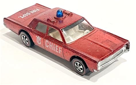 Mattel Hot Wheels Red Line Plymouth Fire Chief Car Tobias Toys Trains