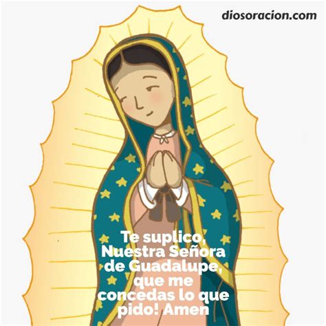 Oración Virgen de Guadalupe - Dios Oración